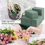 IHDYPPEW 20 PCS Green Floral Foam Blocks, 6"L x 3"W x 2.5"H Floral Foam for Flower Arrangements, Dry and Wet Florist Foam for Flowers, Flower Foam Bricks for Flowers Business, Outdoor, Weddings