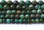 6mm 120pcs Natural African Turquoise Stone Beads for Jewelry Making Round Loose Gemstone Beads DIY Bracelet Necklace Earrings 32" 2 Strands
