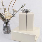 NESCCI Off White Matte Wrapping Paper,Solid Color Pearly-Lustre Paper,Gift Wrapping Paper,Perfect for Wedding,Valentine's Day,Birthday, Christmas,Baby Shower,DIY Bouquet (17 Inches X 32.8 Feet)