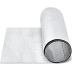 Diamond Plate Sheet Metal Heavy Duty Tread Aluminum Sheet Diamond Tread Plate for Wall Covering, Cargo Trailer, RV and More(24 x 120 Inch,Silver)