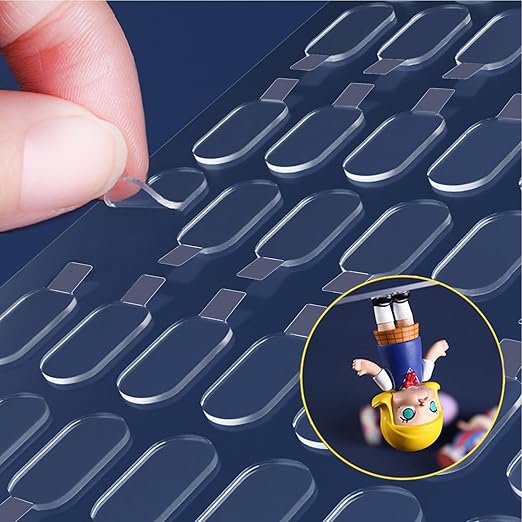 Adhesive Stick dots Two-Sided Sided Mounting Putty Stick Tack for Wall Hanging Crafts Balloons Festival Party Decorations,Clean Removable(0.31"*0.51"-300)