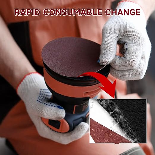 5 Inch 100 PCS Sanding Disc 120 Grit,Hook and Loop Sanding Discs for Random Orbital Sander
