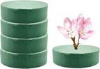 5 Pcs Floral Foam, MYYZMY 4.7 Inch Dry Wet Floral Foam Bricks Round for Artificial Flowers