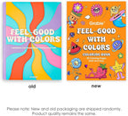 Grabie Easy Coloring Book for Adults Relaxation,Simple Mindful Coloring Pages for Alcohol Markers,Stress Relief Themes Flowers,Mushrooms,Monsters and More,Cute Designs(Feel Good with Color,30 Sheets)