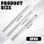 3 in 1 Clay Needle Tools Sculpting Ceramics, Wire Texture Pottery Clay Tool Kit Brush Tools Pottery Craft Tool Carving Knife and Needle, Ceramic & Pottery-Tool Includes Sculpture Feather Pin