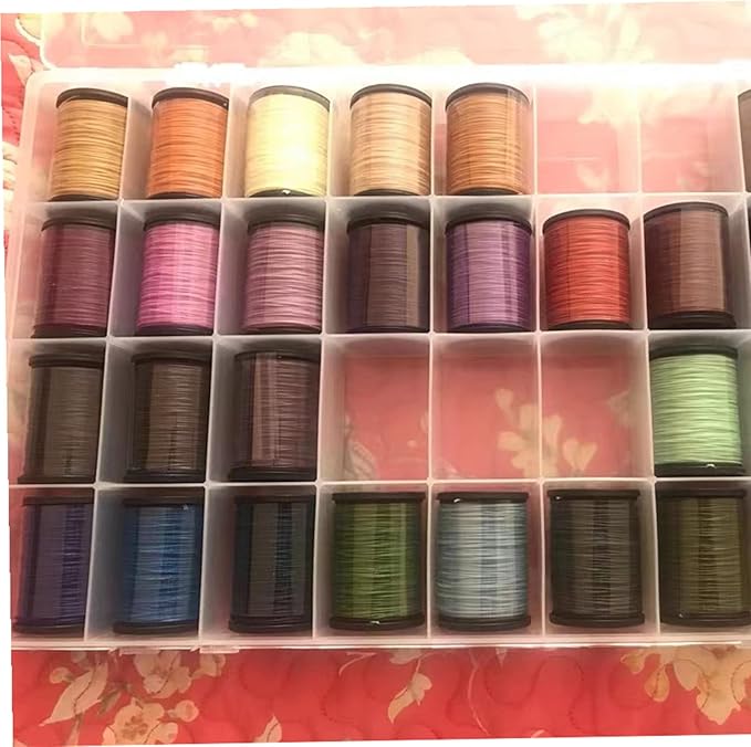 Feadily 1PCS 36 Grids Large Plastic Organizer Box with Dividers, Compartment Organizer Box for Nail Accessories/Screw/Sewing Arts and Oil Paint, Bead Storage Containers 14.9" x 9.2" x 1.9" (Clear)