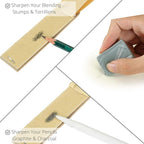 Mr. Pen - 14 Pack of Blending Stumps, Art Eraser, Blending Sticks for Drawing, Shading Pencils for Sketching