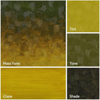 Tusc & Pine Artist Oil Paint - Green Gold, 40 ml, Non-Yellowing, Rich & Creamy Consistency, Maximum Pigment Load, Small Batch Milled Oil Paints Made in the USA for Professional Artists