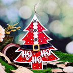 Festivals Metal Cutting Die for Scrapbooking, Christmas Cut Stencils for DIY Scrapbook Photo Album Decorative Paper Card, Card Making Supplies, Embossing (Christmas Tree 5.1 x 4.4 in)