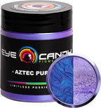 Eye Candy Pigments Premium Purple Mica Powder - Aztec Purple (25gr) - for Epoxy, Resin, Soap, Paint, Woodworking, Acrylic Pouring, Bath Bombs, Fishing Lures - DIY Arts and Crafts Additive