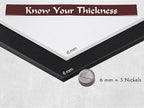 2-Pack Shape Retention EVA Cosplay Foam - 6mm Thick (Black) 14x39 inch High Density EVA Craft Foam Sheets - Premium 85 kg/m3 Heat Shape Material for DIY, Comic, Con or Halloween Costumes - The Foamory