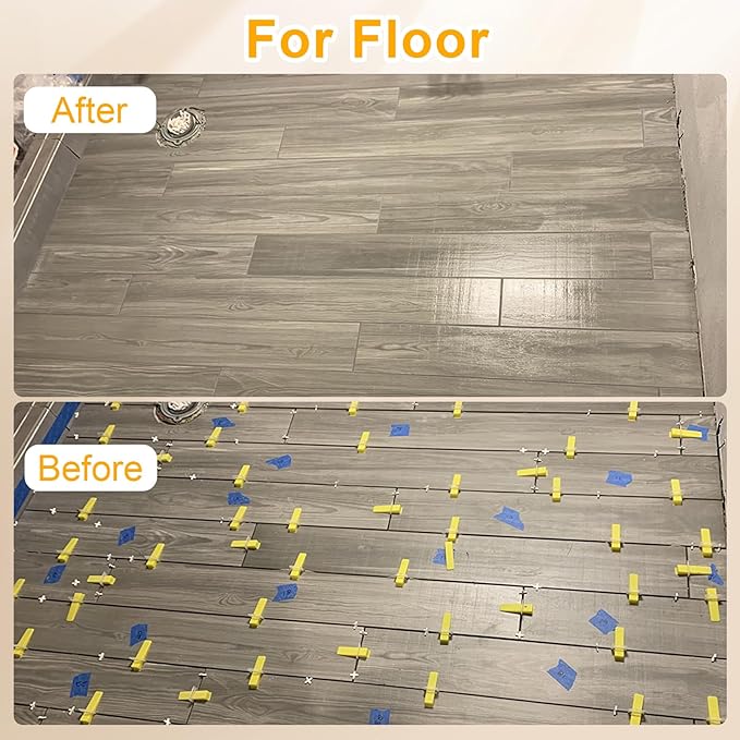 Storystore Tile Leveling System with Tile Pliers - 3400 Piece Tile Spacers Clips and 200 Piece Reusable Wedges, 1/16 Inch Tile Installation Tools Kit