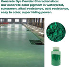 GOODTAKE Iron Oxide Powder, Green Cement Color Pigment Pastel Mortar Mix DIY Powder Manually Paving Concrete Mold Color Pigment Dye for Cement Mortar Grout (Green, 16 oz)