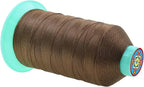 Mandala Crafts Bonded Nylon Thread Coyote Brown Heavy Duty Sewing Threads - 800 YDs Size 207 630D T210 Tex 210 Thread for Leather Jeans Weaving Outdoor Marine Upholstery Threads
