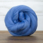 Revolution Fibers Merino Wool Combed Top | 1 lb Premium Wool Roving | 22 Micron, Best Merino Wool for Spinning, Tapestry, Needle Felting, Big Yarn Roving and Wall Hangings (Sky Blue)