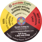 Mandala Crafts Bonded Nylon Thread 12 Neutral Colors Heavy Duty Sewing Threads - 780 YDs Size 277 840D T270 Tex 270 Thread for Leather Jeans Weaving Outdoor Marine Upholstery Threads