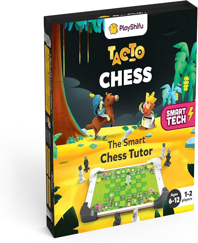 PlayShifu Tacto Chess – App-Based Interactive Chess with Real Figurines | STEM Learning & Educational Toy for Ages 6+ | Story-Based Puzzles | Gift for Boys and Girls