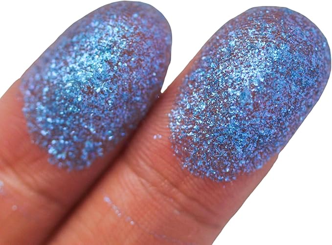 Premium Diamond Mica Powder Pigment- for Epoxy, Resin, Soap, Paint, Woodworking, Acrylic Pouring, Bath Bombs, Fishing Lures - DIY Arts and Crafts Additive (Diamond Violet-Blue)