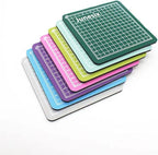 4Pieces Mini Cutting Pad Self Healing Craft Mat Small Sewing Cutting Mat Non-Slip Mini Cut Board for Scrapbooking Quilting Sewing Accessories