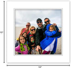 16x16 Mat for 8x8 Photo - Precut White on White Double Mat Picture Matboard for Frames Measuring 16 x 16 Inches - Bevel Cut Matte to Display Art Measuring 8 x 8 Inches - Acid Free ONE MAT