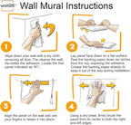 wall26 Large Wall Mural Beautiful Scenery of The Starry Night Self-Adhesive Vinyl Wallpaper Removable Wall Sticker - 108x144 inches