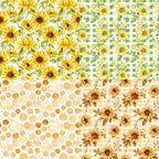 Sunflower Scrapbook Paper Pad 6×6 inch, 24 Sheets Single-Sided Craft Paper for DIY Crafting, Card Making, and Scrapbooking – Ideal for Summer Themed Projects