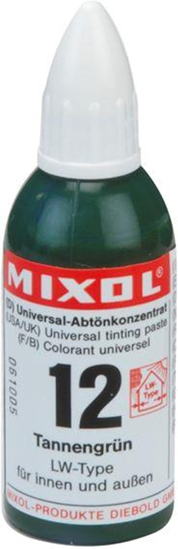 Mixol Universal Tints, Fir Green, 12, 20 ml