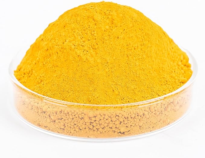 GOODTAKE 5 Pounds Bulk Concrete Pigment, Yellow Iron Oxide Pigment Powder, Concrete Cement Dye Color Powder for Pastel Tile Paint Cement Mortar Grout (Yellow, 5 Pounds)