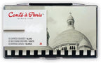 Conté à Paris 12 Count 2B Sketching Crayons Set, White