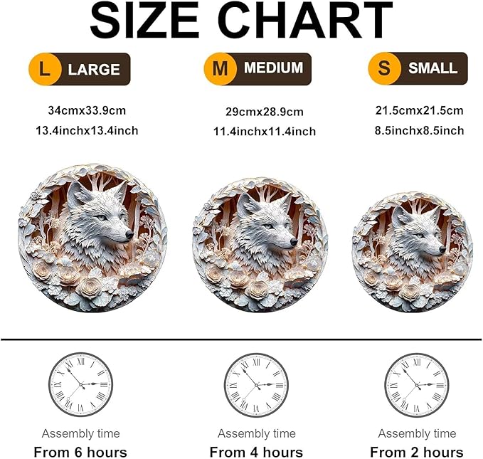 Wooden Puzzles Adults, 3D Wolf Wooden Puzzles 200 Pieces, Unique Animal Shaped Wood Challenging Jigsaw Puzzles Gifts for Adults, 11.4x11.4in