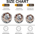 Wooden Puzzles Adults, 3D Wolf Wooden Puzzles 200 Pieces, Unique Animal Shaped Wood Challenging Jigsaw Puzzles Gifts for Adults, 11.4x11.4in