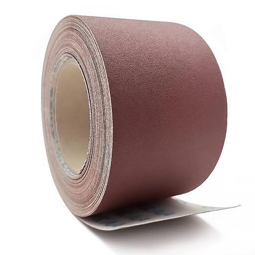 600 Grit Sandpaper Roll, 3 Inch x 49 Feet Emery Cloth Roll Aluminum Oxide Abrasive Paper Roll Continuous Sandpaper for Metalworking, Woodworker, Furniture Repair, Sanding Automotive Plumbing