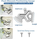 Magnetic Seam Guide,Plum Blossom Positioning Gauge for Sewing Machine,4 Pieces Sewing Machine Accessories for Beginners & Professionals