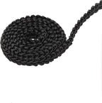BEL AVENIR Braid Trim 1/2 inch 13.6 Yards French Gimp Basic Sewing Polyester DIY Crafts Costume Home Decorative (Black)