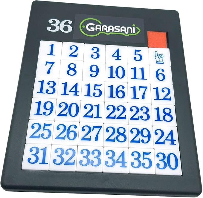 Number Slide Puzzle Brain Teaser IQ Game (35 Number)