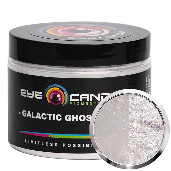 Eye Candy Pigments Premium Ghost Mica Powder - Galactic Ghost Red (50gr) - for Epoxy, Resin, Soap, Paint, Woodworking, Acrylic Pouring, Bath Bombs, Fishing Lures - DIY Arts and Crafts Additive