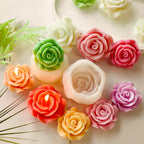 2 Pack Flower Soap & Candle Mold - Silicone 3D Molds for Flower, Peony & Home Decor - Resin Casting & Making Molds