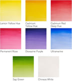 Winsor & Newton Cotman Watercolor Paint Set, 8 Half Pan, Floral Colors w/ Brush