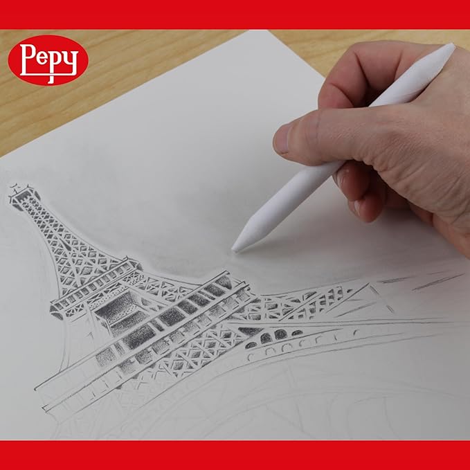 Pepy 6 PCS Blending Stumps for Drawing, Shading, Blending, Charcoal, Graphite, Colored Pencil, Pastel, Oil Pastel; Art Blenders for Paper Sketch Drawing