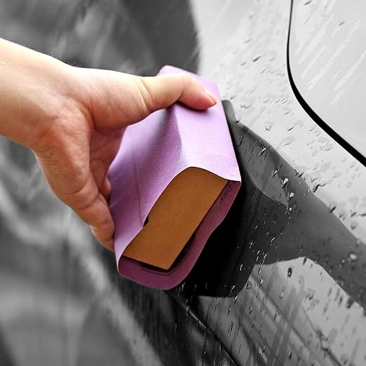 Sandpaper 800 Grit 20 PCS, Wet Dry Sanding Sheets 9 x 11 Inch, Purple Alumina Abrasive Sand Paper for Wood, Metal, Drywall, Resin, Automotive Sanding, Polishing, Grinding, by POLIWELL