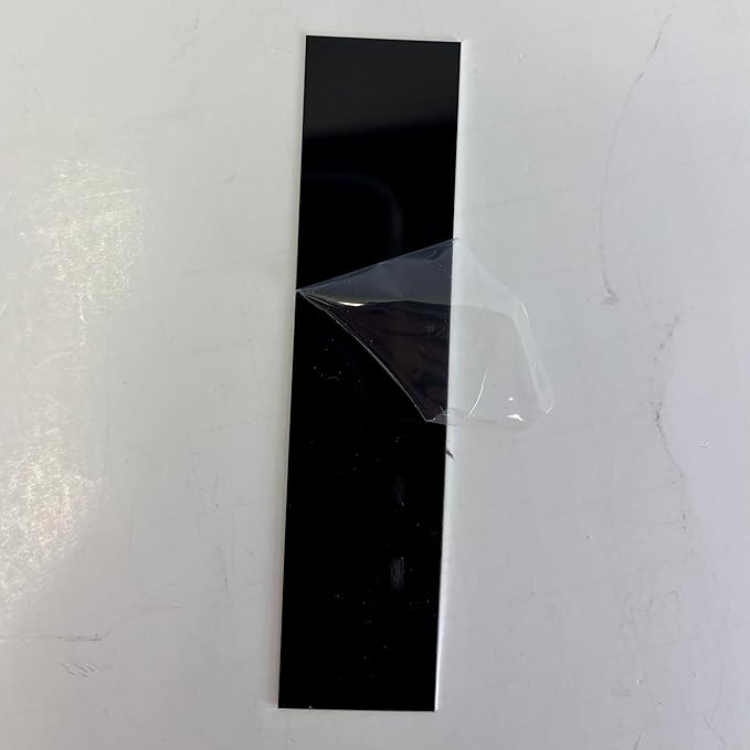Blank Metal Plates for Laser Engraving - 4 Pack | Aluminum Sheets 0.020" Thick | CO2, Diode, Fiber Laser Compatible | Multiple Sizes & Colors (Black (engraves gold), 1.5x3 inch)