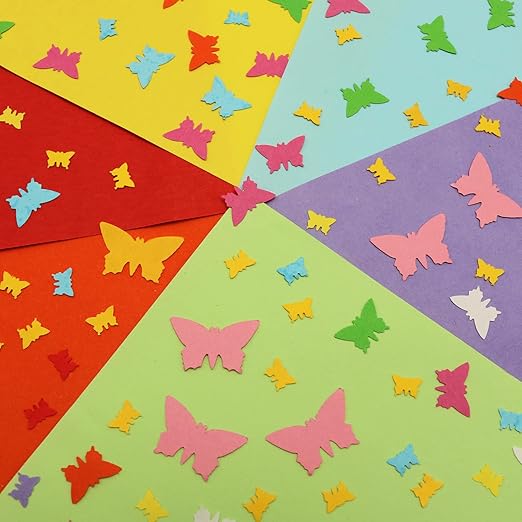 Butterfly Punch, Butterfly Hole Punch, Butterflies Paper Punch, Hole Puncher for Paper Crafts, Cardstock, Scrapbooks, 1 inch, 5/8 inch, 3/8 inch Paper Punches for Crafting