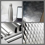 6061 T651 Aluminum Sheet Metal 12" x 16" x 1/8" (0.125") Rectangle Metal Plate Covered with Protective Film, 3mm Flat Aluminum Plate for Crafting and Industry