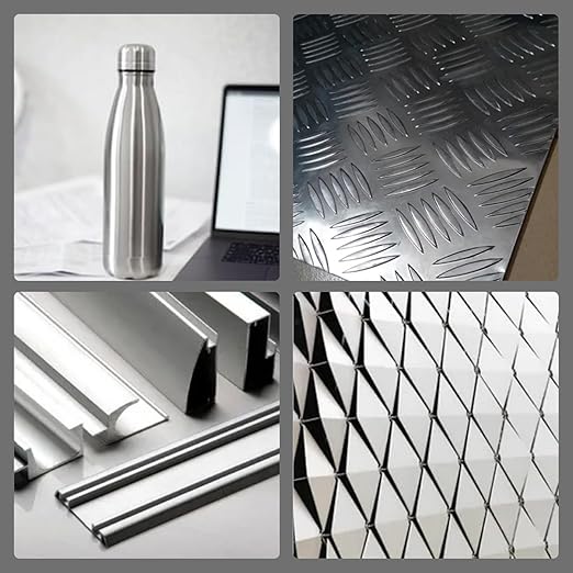 6061 T651 Aluminum Sheet Metal 12" x 12" x 1/8" (0.125") Rectangle Metal Plate Covered with Protective Film, 3mm Flat Aluminum Plate for Crafting and Industry