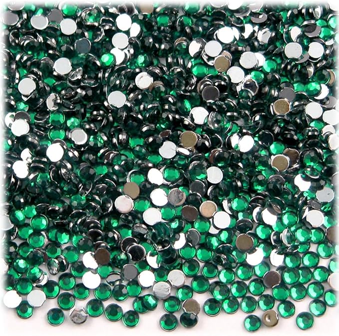 The Crafts Outlet 1,440pc Rhinestones Round 3mm (10ss) Flatback Fucshia