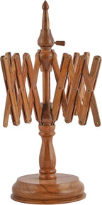 Bhartiya Handicrafts Rosewood Yarn Winder & Swift Combo | Large Capacity 10 Oz Yarn Ball Winder | Perfect for Crocheting, Knitting & DIY Craft Projects