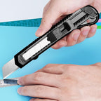 DIYSELF 30 Pack Box Cutter Retractable, Box Cutters with 18mm Wide Utility Blades, Sharp Utility Knife Retractable, Box Cutter Knife for Office, Home, Arts Crafts, Hobby, Cardboard, Paper