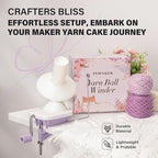 INMAKER Yarn Winder, Ball Winder for Crocheting & Knitting, Quick Install Portable Yarn Spinner, Essential Tool for Crafting Enthusiasts