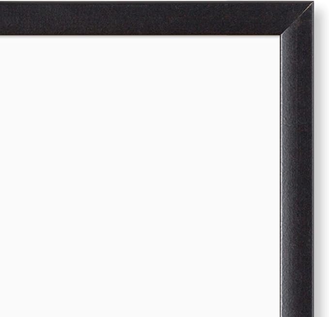 U Brands Magnetic Dry Erase Board White Board, 36" x 36" Inches, Black Wood Frame (2892U00-01)