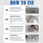 Louis Forest Epoxy Floor Paint, High-Gloss Marble Effect Epoxy Floor Coating (Blue-B,1pcs)